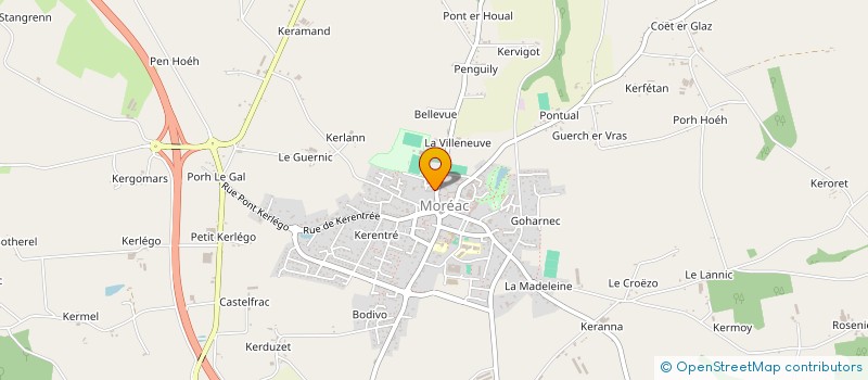 localisation de l'entreprise HERAWI  MOREAC