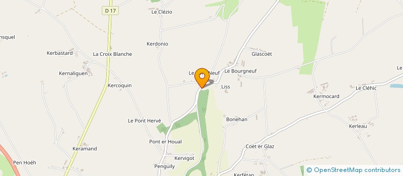 localisation de l'entreprise HERAWI III  MOREAC