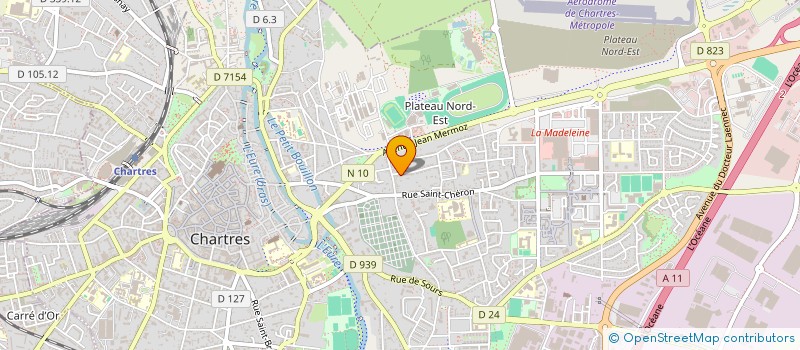 localisation de l'entreprise HERB'EXPERT à CHARTRES