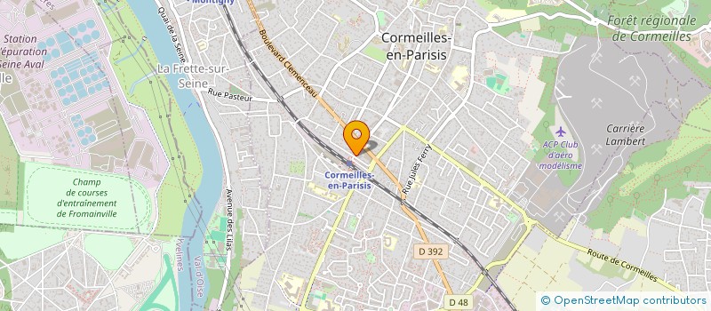 localisation de l'entreprise HERB'FOLLES à CORMEILLES-EN-PARISIS