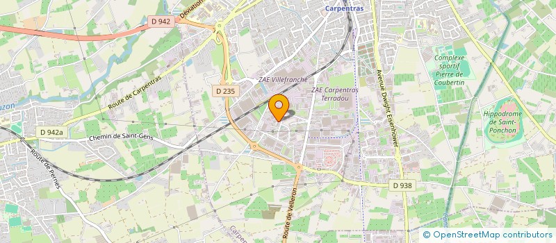 localisation de l'entreprise HERBA  CARPENTRAS