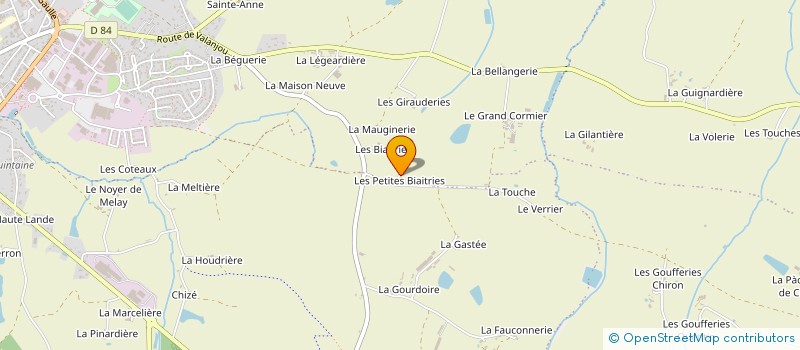 localisation de l'entreprise HERBA PAYSAGE  CHEMILLE-EN-ANJOU