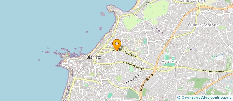 localisation de l'entreprise HERBABOU à BIARRITZ