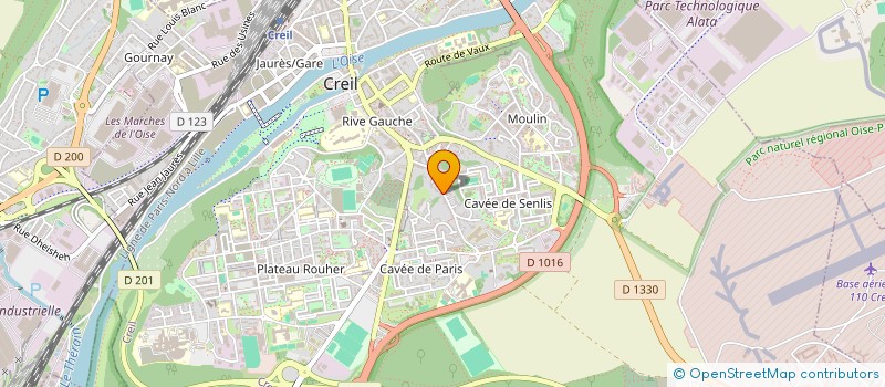 localisation de l'entreprise HERBAE SYSTEMES  CREIL