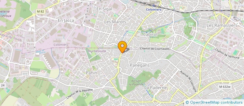 localisation de l'entreprise HERBAL  TOURNEFEUILLE