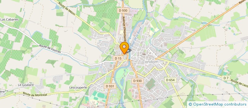 localisation de l'entreprise HERBAS ELECTRICITE  CONDOM