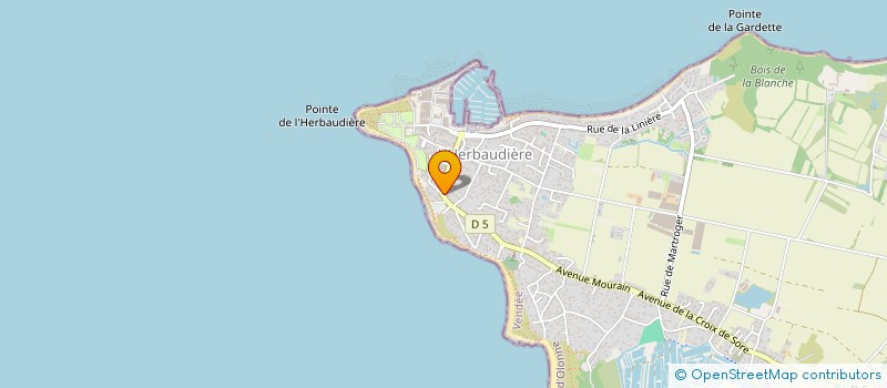 localisation de l'entreprise HERBAUNAUTIQUE à NOIRMOUTIER-EN-L'ILE