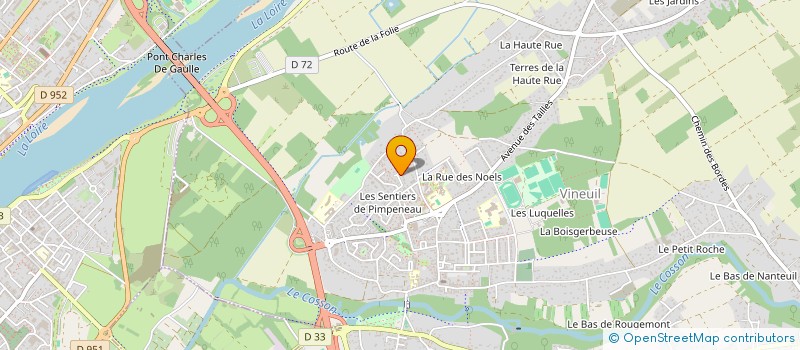 localisation de l'entreprise HERBAURA  VINEUIL