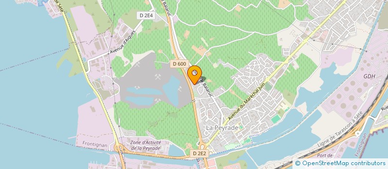 localisation de l'entreprise HERBAUT à FRONTIGNAN