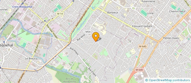 localisation de l'entreprise HERBEAU INVEST à CROIX