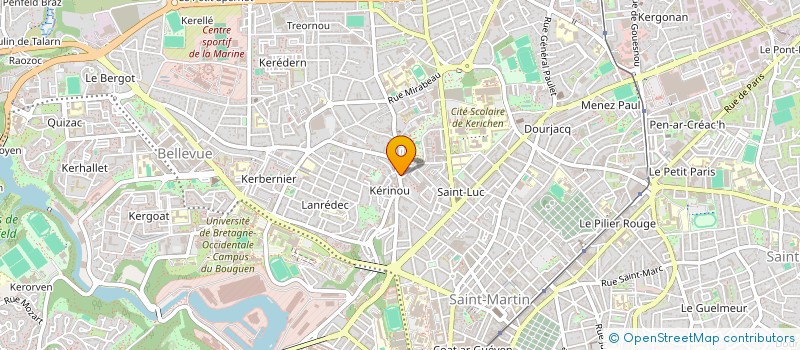 localisation de l'entreprise HERBEEVOR  BREST