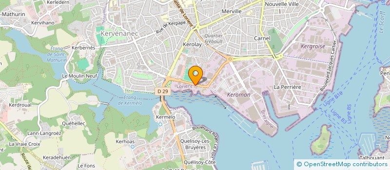 localisation de l'entreprise HERBERT LAURENT  LORIENT