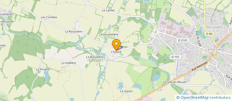 localisation de l'entreprise HERBERT THIERRY SARL  LA FERRIERE