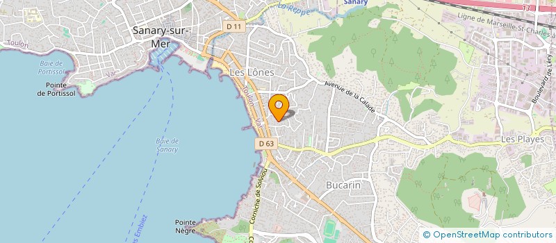 localisation de l'entreprise HERBES DE PROVENCE à SIX FOURS LES PLAGES