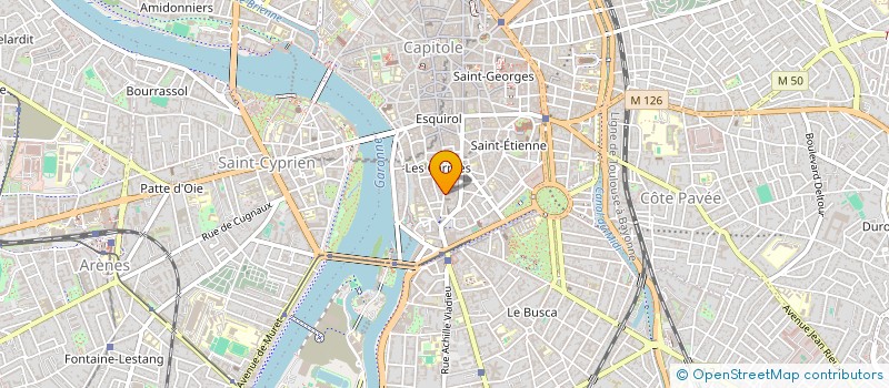localisation de l'entreprise HERBES FRAICHES ET FOLLES EN VILLE à TOULOUSE