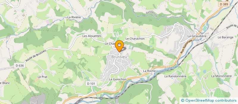 localisation de l'entreprise HERBET PATRICK  BRUSSIEU