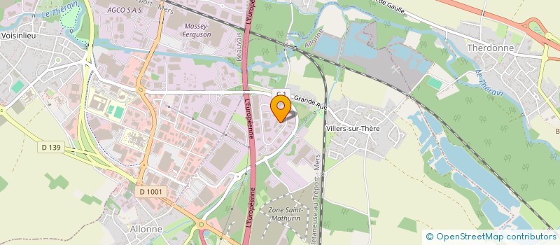 localisation de l'entreprise HERBETTE DEPANNAGES  ALLONNE