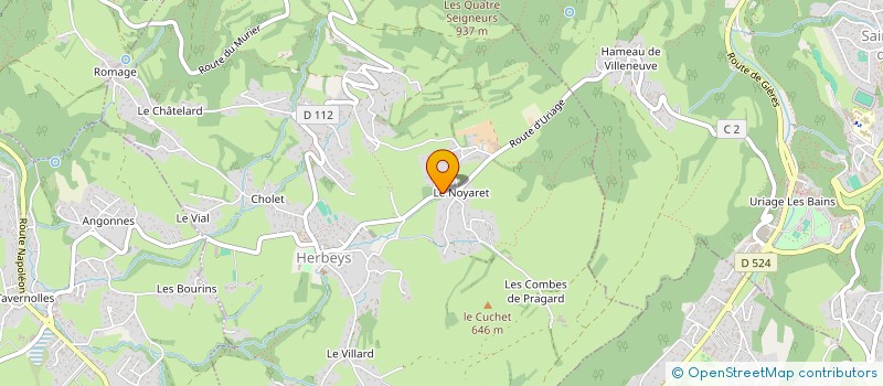 localisation de l'entreprise HERBEYS - ACCUEIL SOLIDAIRE  HERBEYS