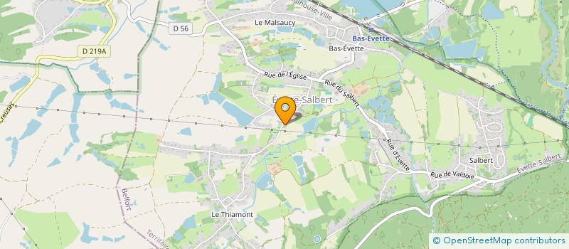 localisation de l'entreprise HERBIER à EVETTE-SALBERT
