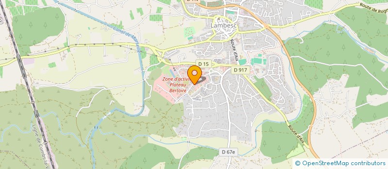localisation de l'entreprise HERBIER DU SOLEIL  LAMBESC
