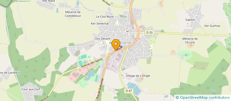 localisation de l'entreprise HERBIGNAC AUTOMOBILES à HERBIGNAC