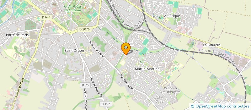 localisation de l'entreprise HERBIN-BURY  CAMBRAI