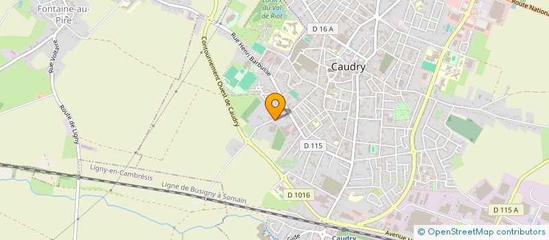 localisation de l'entreprise HERBIN INVESTISSEMENTS à CAUDRY