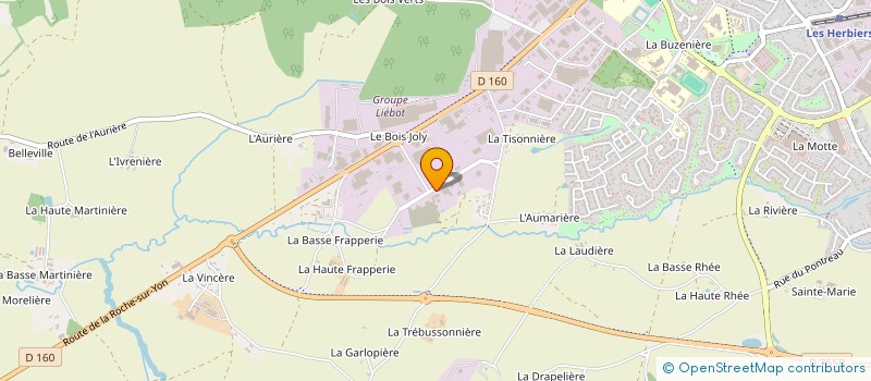 localisation de l'entreprise HERBITIS à LES HERBIERS