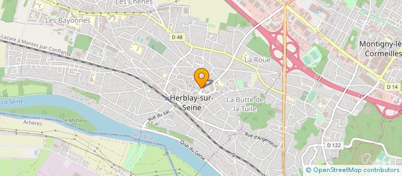 localisation de l'entreprise HERBLAY'COIFF à HERBLAY-SUR-SEINE