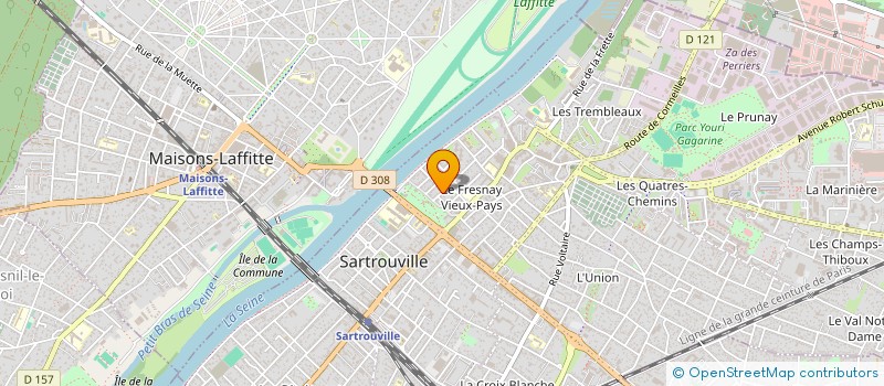 localisation de l'entreprise HERBLAY CUISINES SARL à SARTROUVILLE