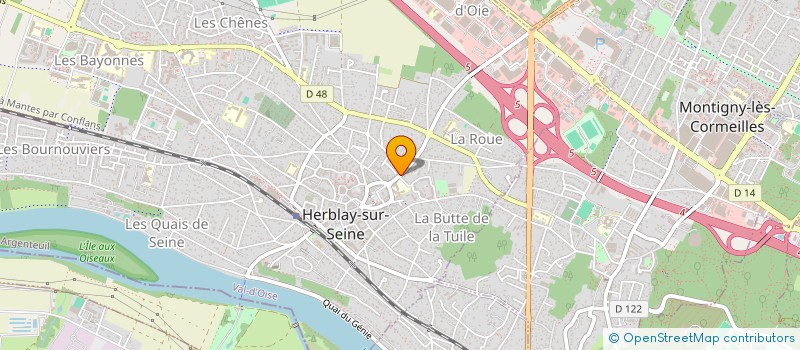 localisation de l'entreprise HERBLAY GLASS  HERBLAY-SUR-SEINE
