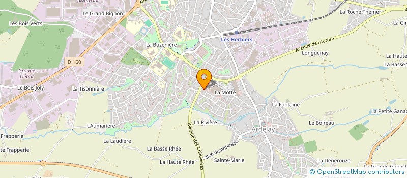 localisation de l'entreprise HERBNA à LES HERBIERS