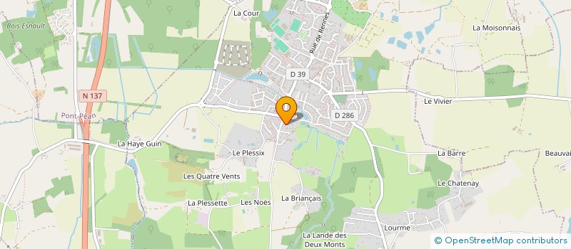 localisation de l'entreprise HERBORATUM CREATION  ORGERES