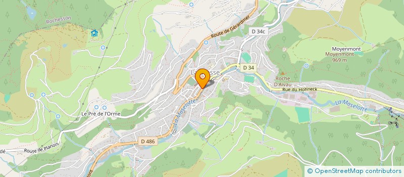 localisation de l'entreprise HERBORISTERIE ARS à LA BRESSE