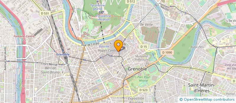 localisation de l'entreprise HERBORISTERIE CORJON à GRENOBLE