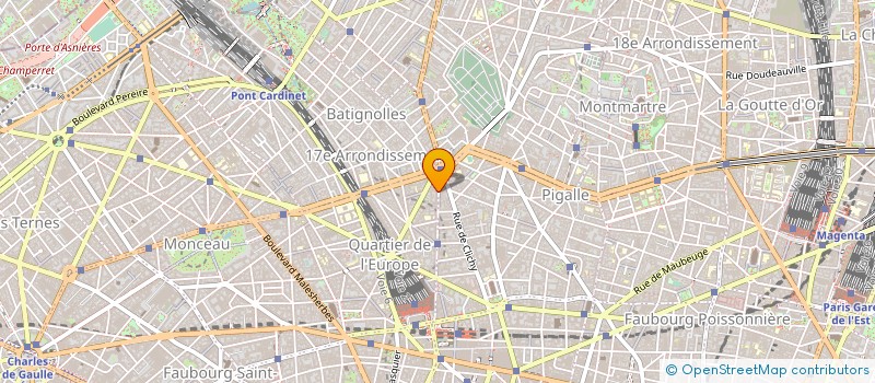 localisation de l'entreprise HERBORISTERIE DE LA PLACE CLICHY  PARIS