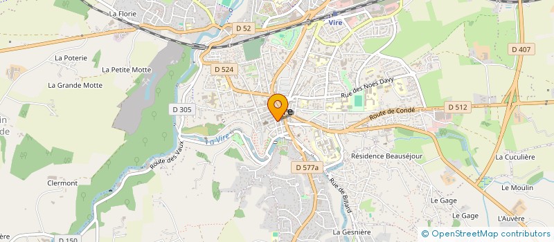 localisation de l'entreprise HERBORISTERIE MARRAINE DES PRES à VIRE NORMANDIE