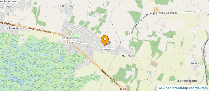 localisation de l'entreprise HERBORIZON  VILLENEUVE-EN-RETZ