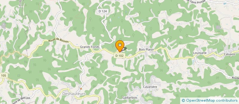 localisation de l'entreprise HERBRETEAU à SAINTE-ANNE