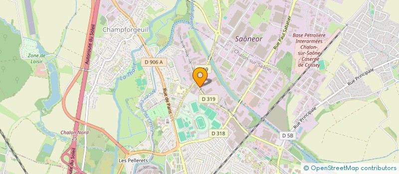 localisation de l'entreprise HERBRICH BOURGOGNE SAS à CHALON-SUR-SAONE