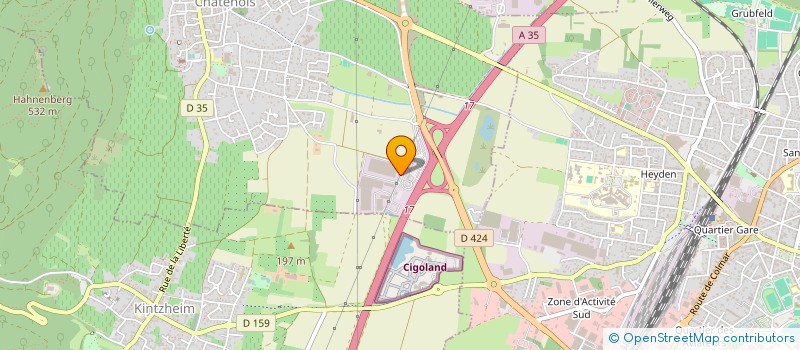 localisation de l'entreprise HERBRICH EXPRESS  CHATENOIS