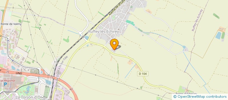 localisation de l'entreprise HERBUES 2022  RUFFEY-LES-ECHIREY