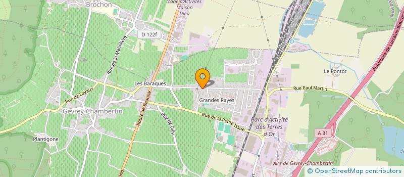 localisation de l'entreprise HERCA  GEVREY-CHAMBERTIN