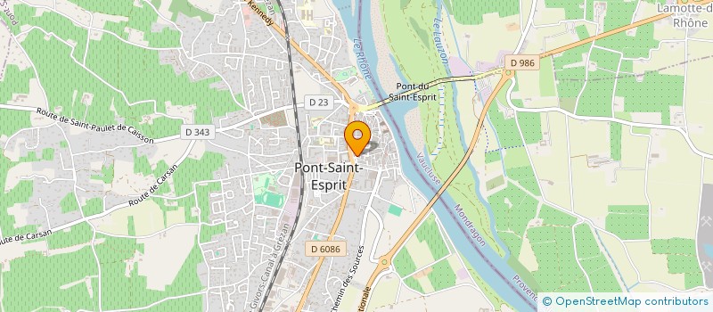 localisation de l'entreprise HERCAN  PONT-SAINT-ESPRIT