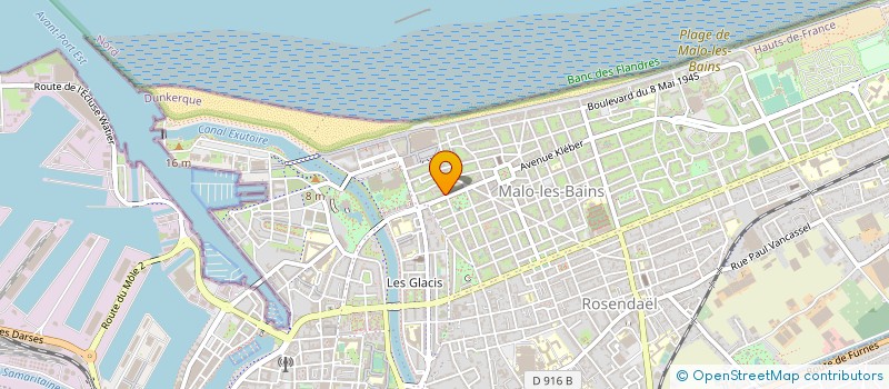 localisation de l'entreprise HERCAR à DUNKERQUE