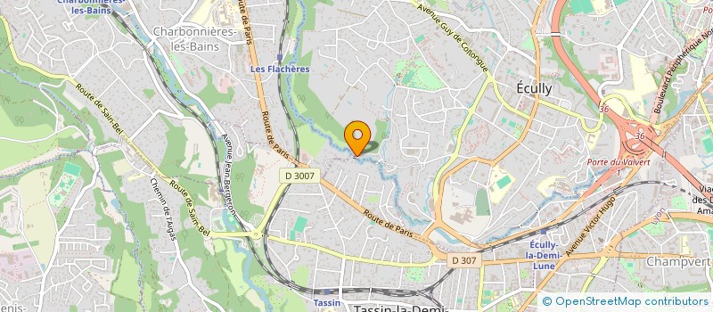 localisation de l'entreprise HERCE  ECULLY