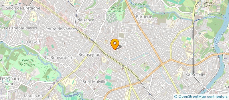 localisation de l'entreprise HERCE à NANTES