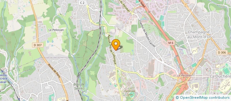 localisation de l'entreprise HERCEANE  ECULLY