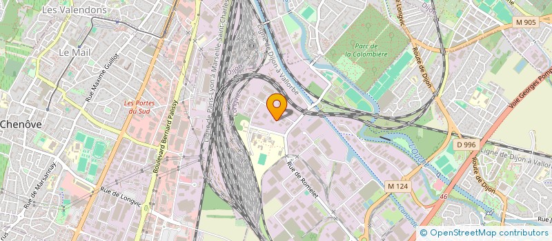 localisation de l'entreprise HERCEE à LONGVIC