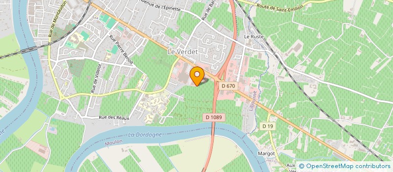localisation de l'entreprise HERCHAN CONCEPT & DESIGN à LIBOURNE